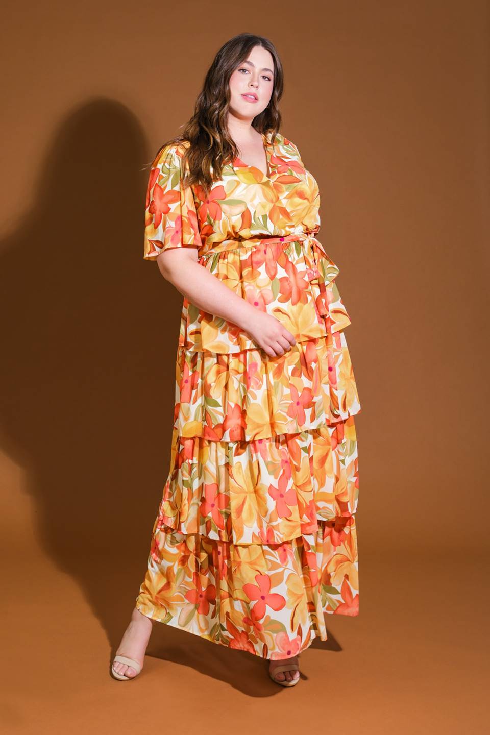 Rustic Charm Dreams Woven Midi Dress