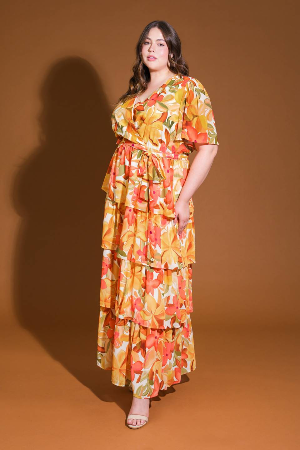 Rustic Charm Dreams Woven Midi Dress
