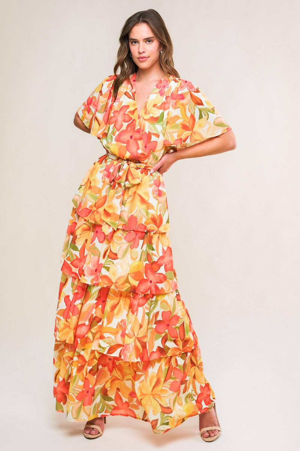 Rustic Charm Dreams Woven Midi Dress