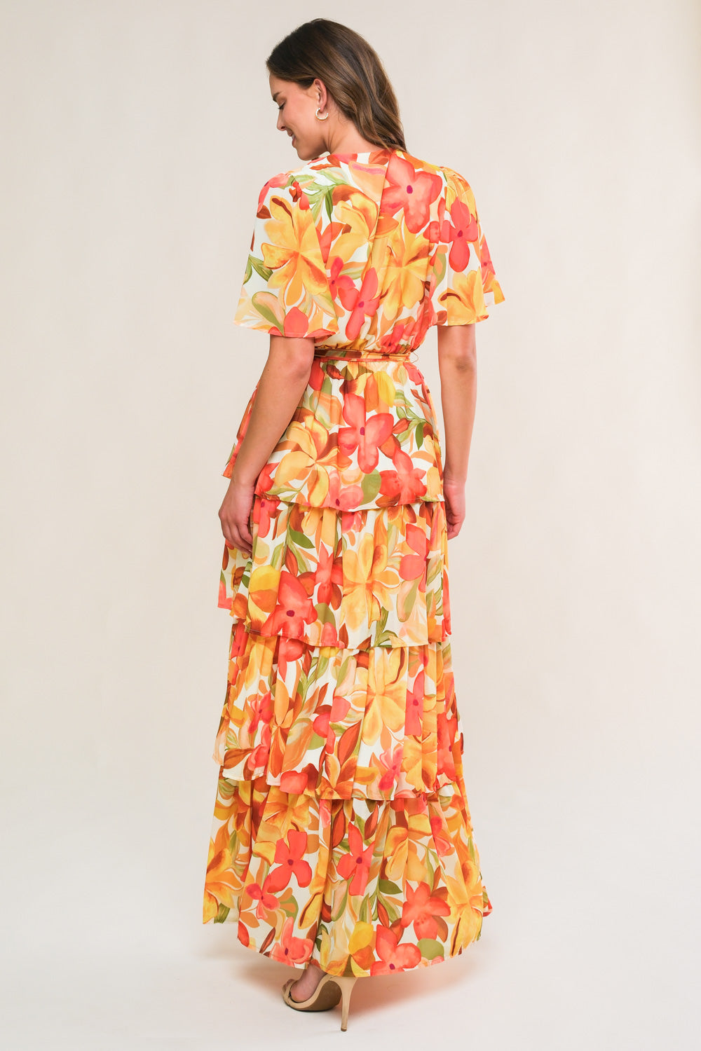Rustic Charm Dreams Woven Midi Dress