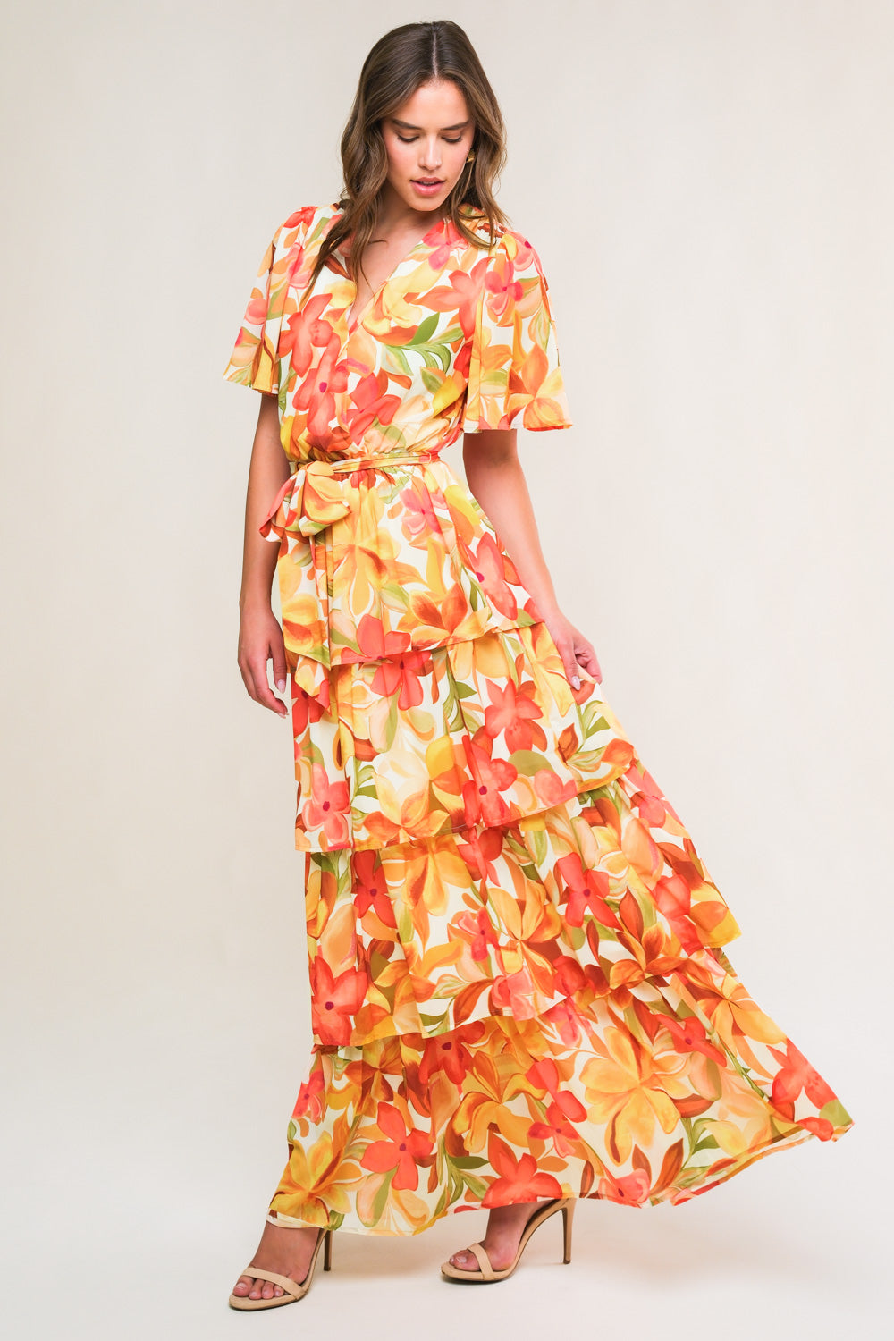 Rustic Charm Dreams Woven Midi Dress