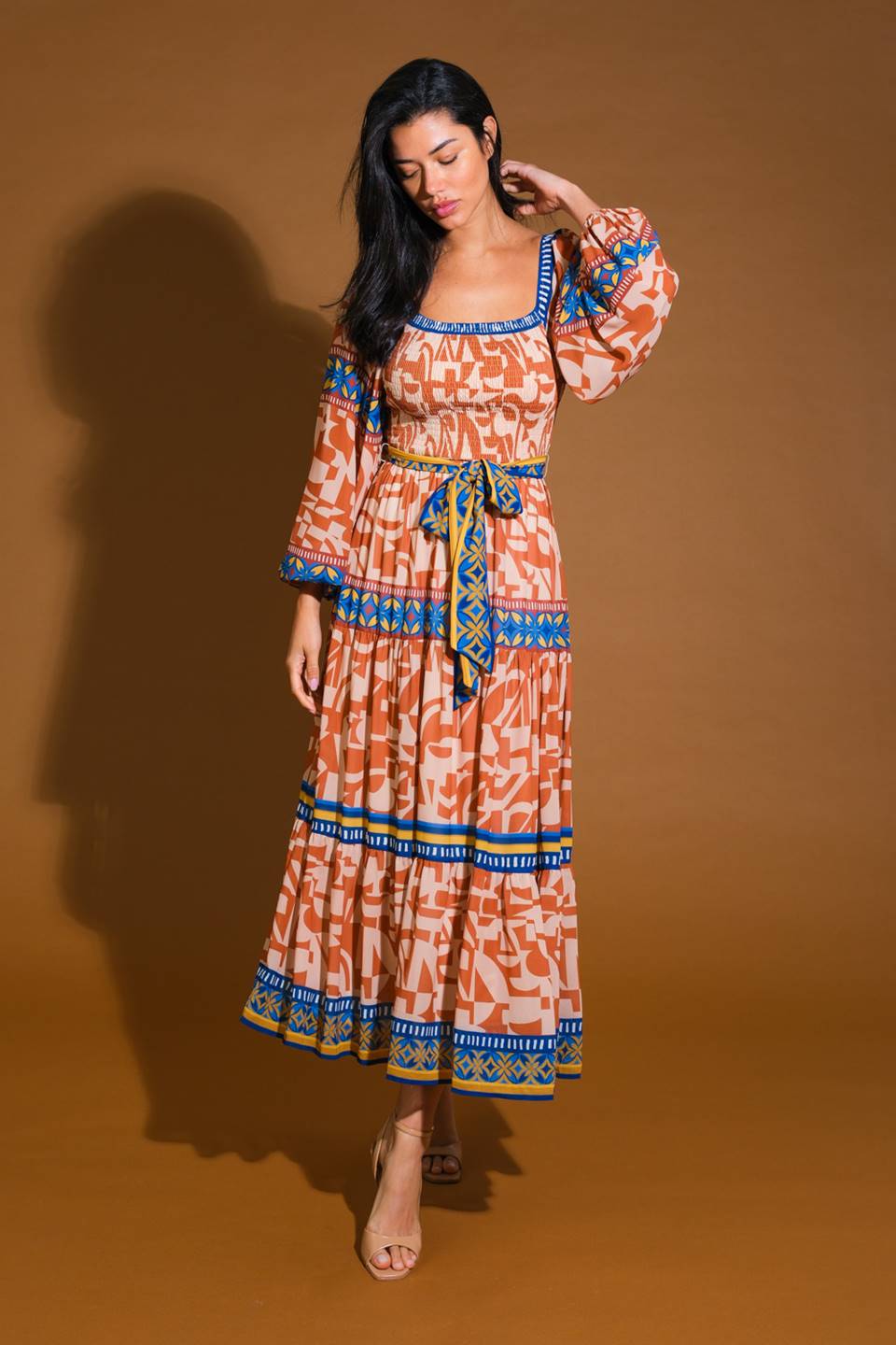 Bitter Sweet Woven Midi Dress