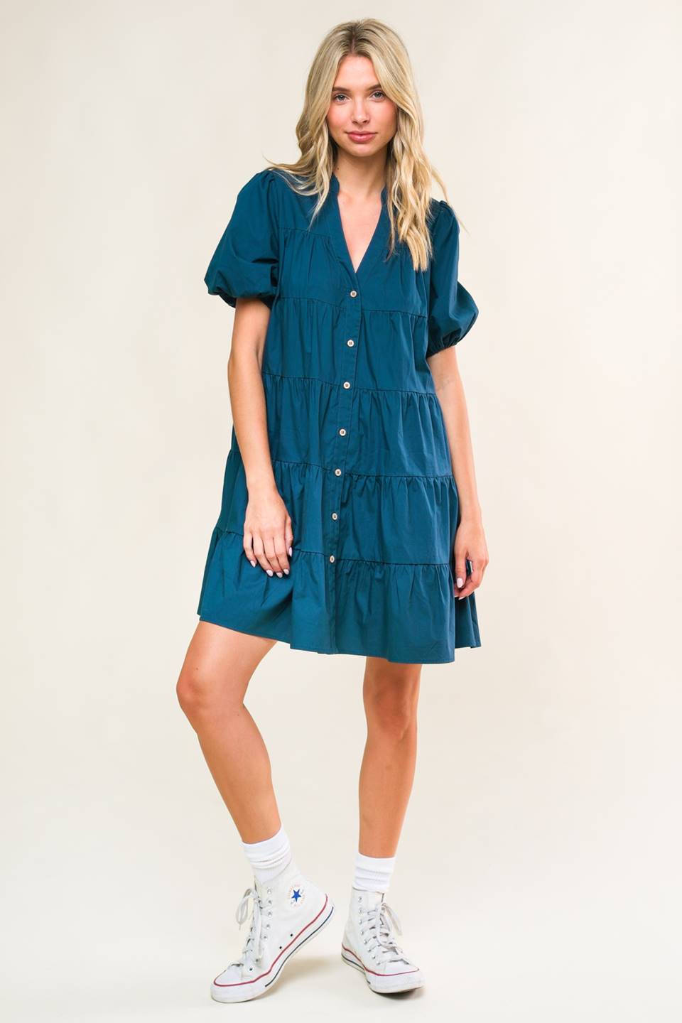 Miss American Pie Woven Mini Dress
