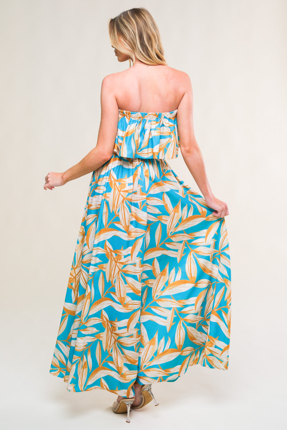 Blossom in Time Woven Midi Dress