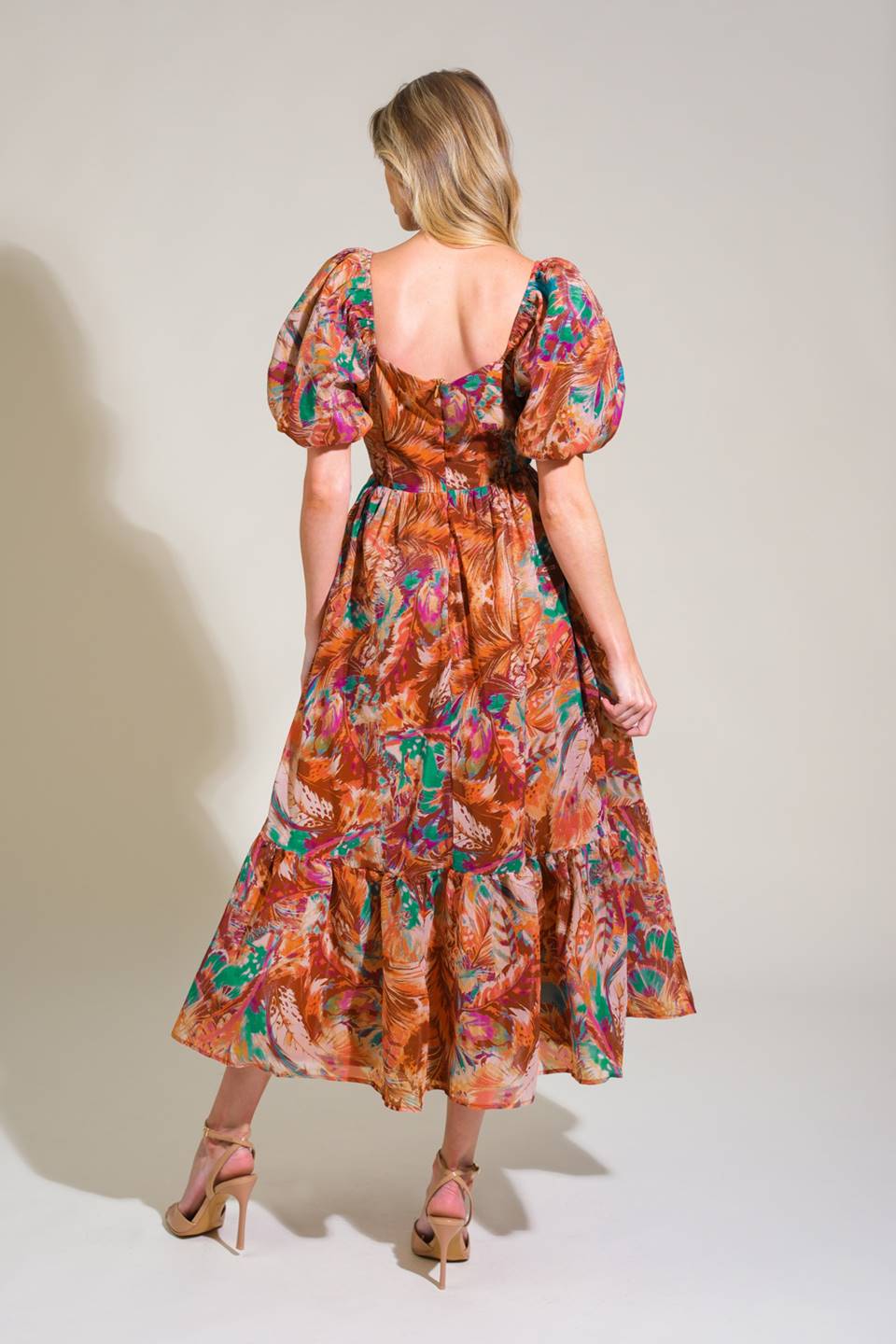 Bring Us Back Woven Midi Dress