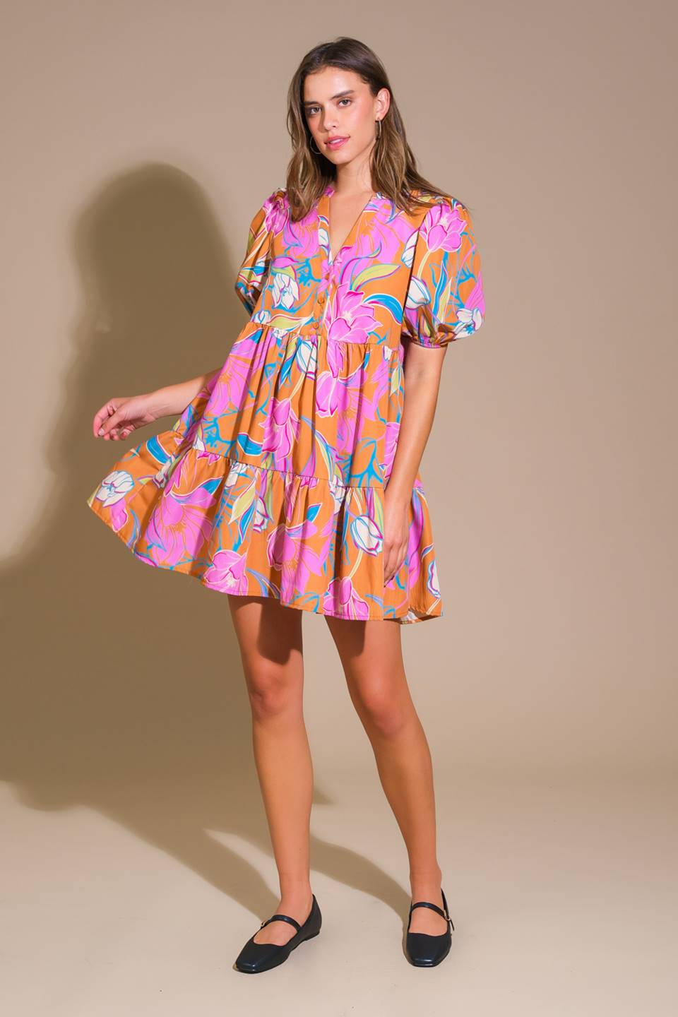 Momentous Cuteness Woven Mini Dress