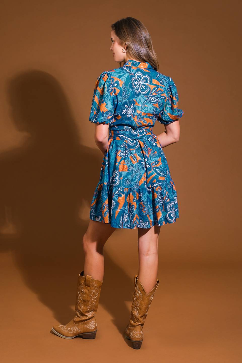 Flower Girl Woven Mini Dress