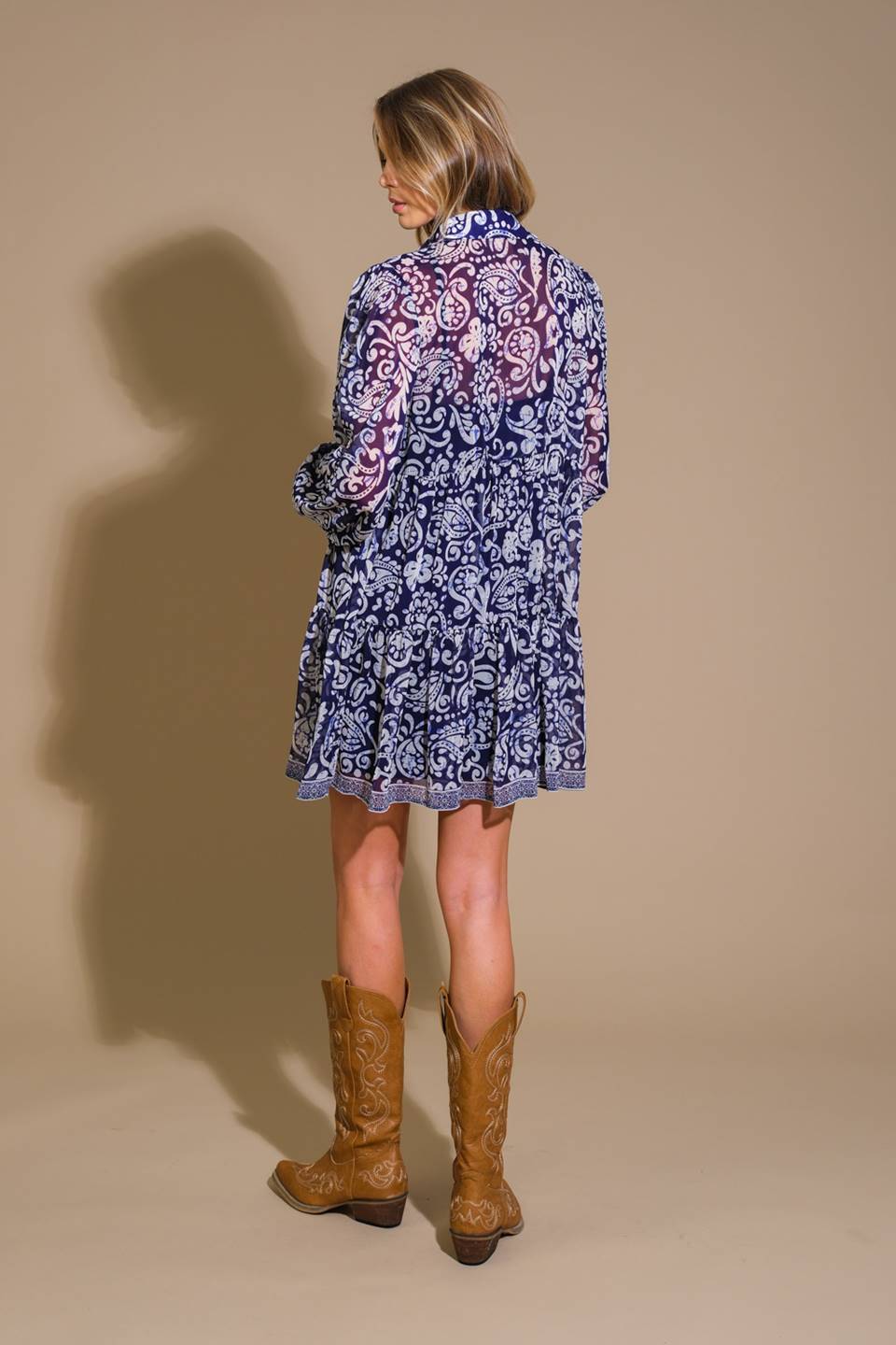 Stick To The Plan Woven Mini Dress