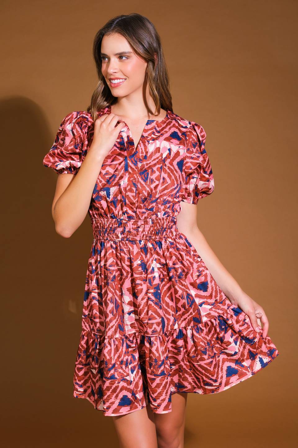 Exceptional Status Woven Mini Dress