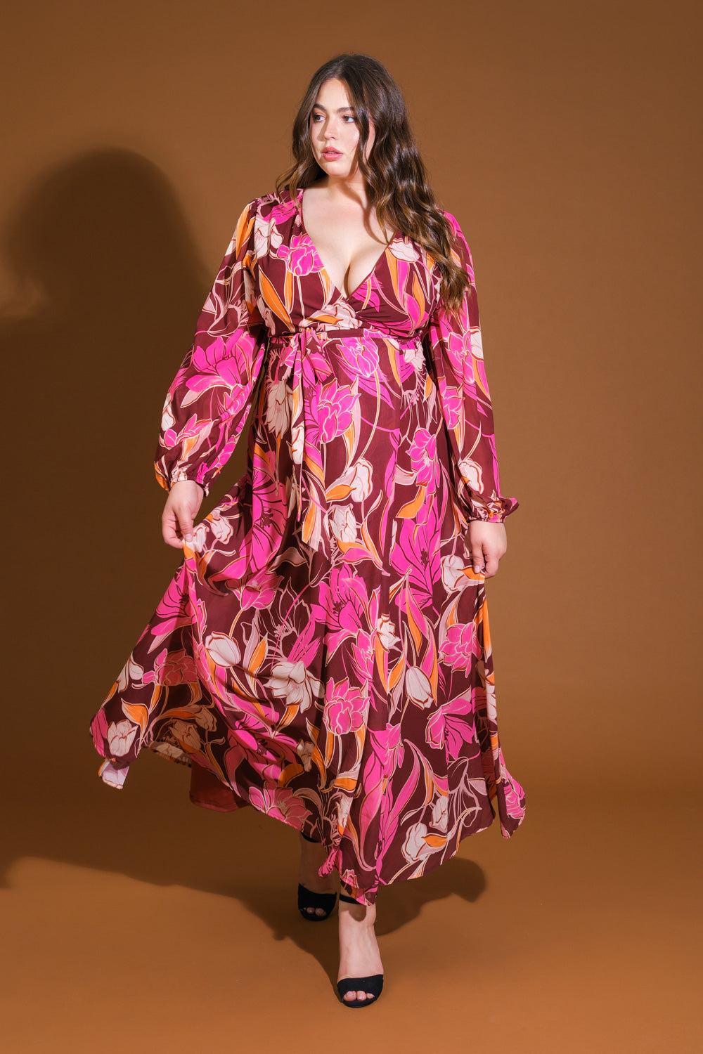 Lush Haven Woven Maxi Dress