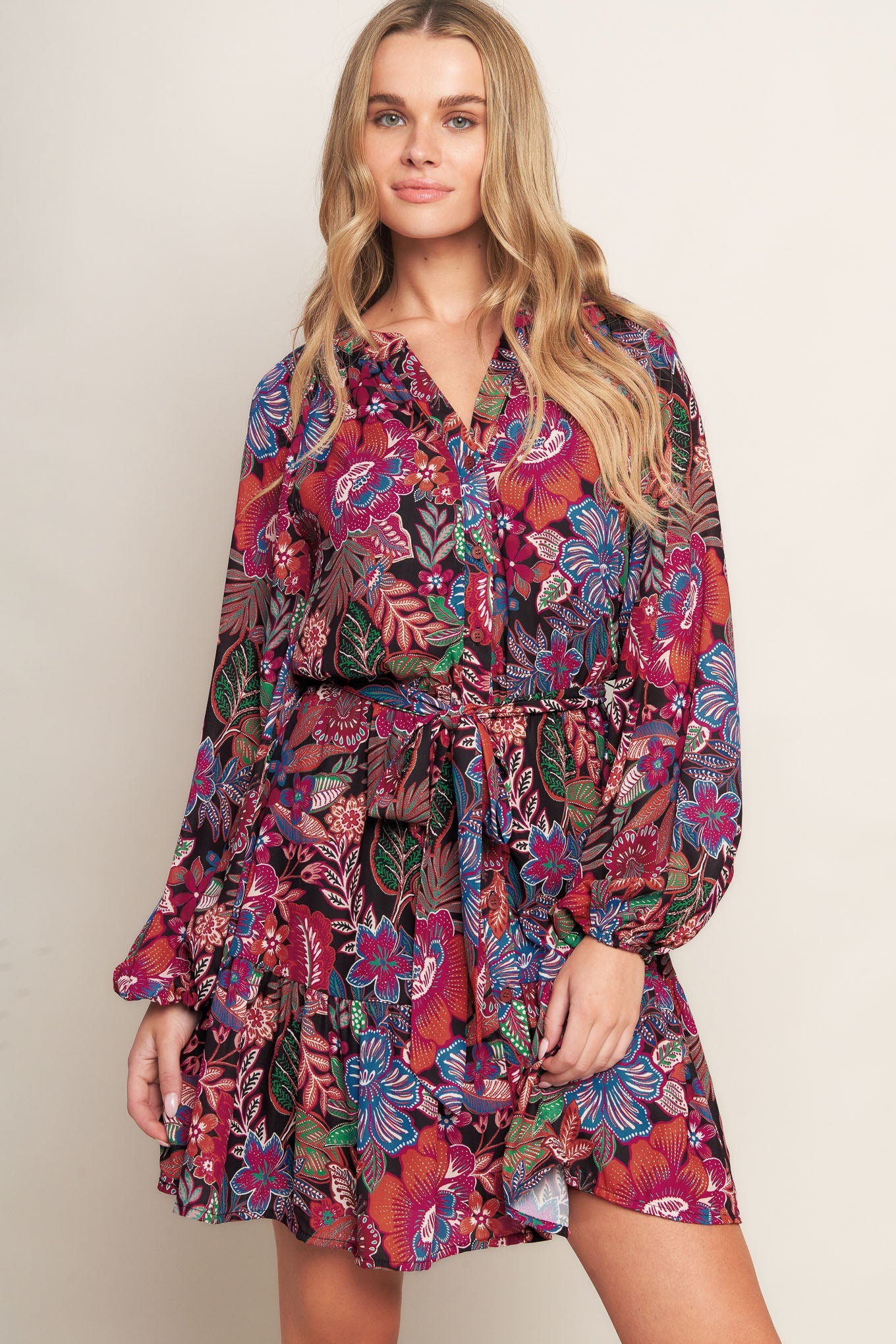 Floral Bliss Mini Dress