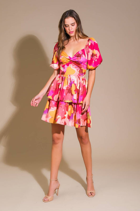 Whimsical Beauty Woven Mini Dress