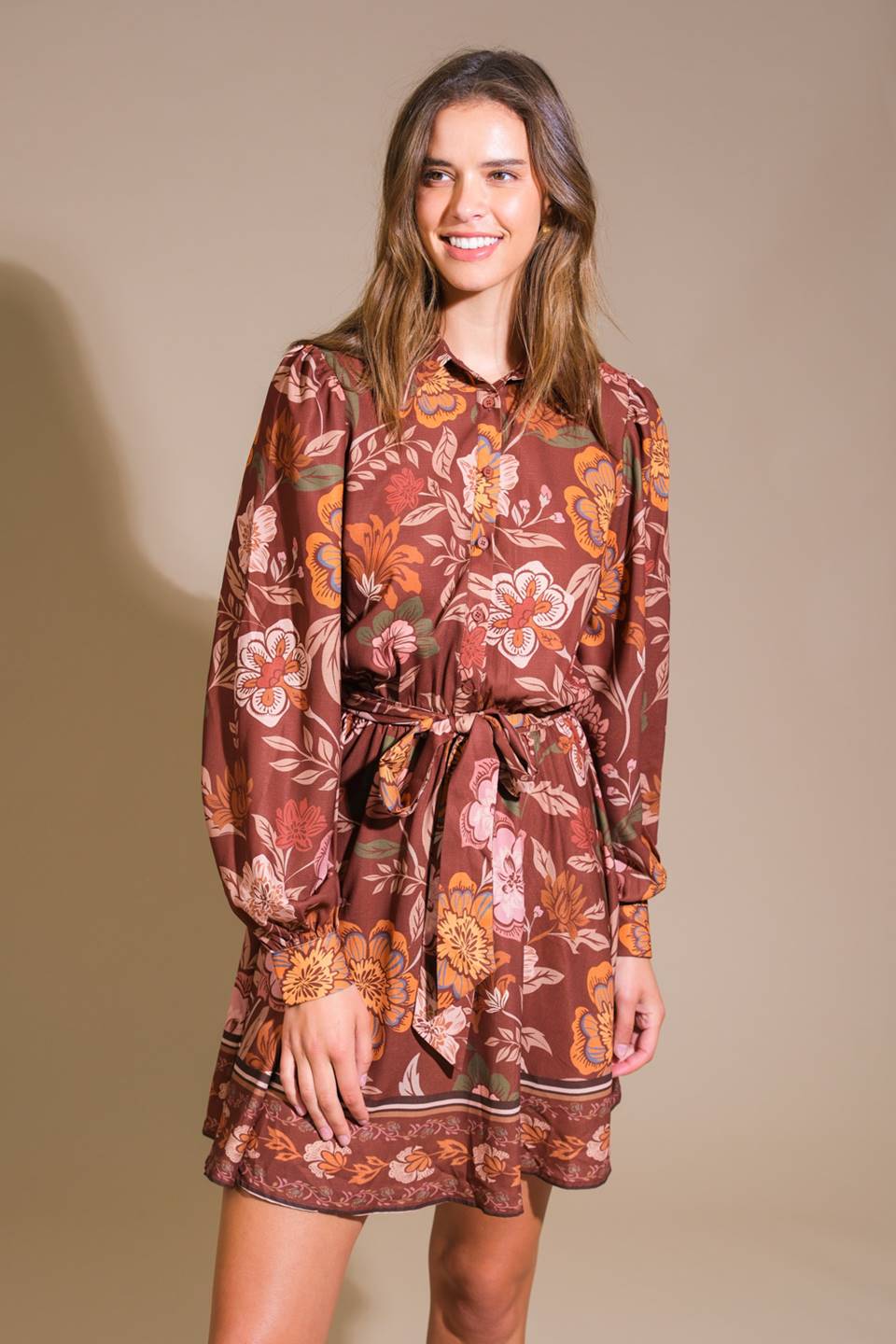 Desert Dawn Woven Mini Dress