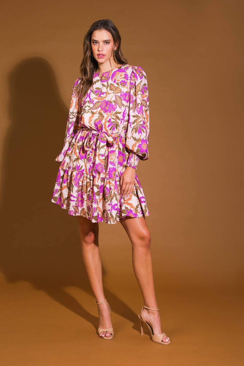 Blissful Strolls Woven Mini Dress