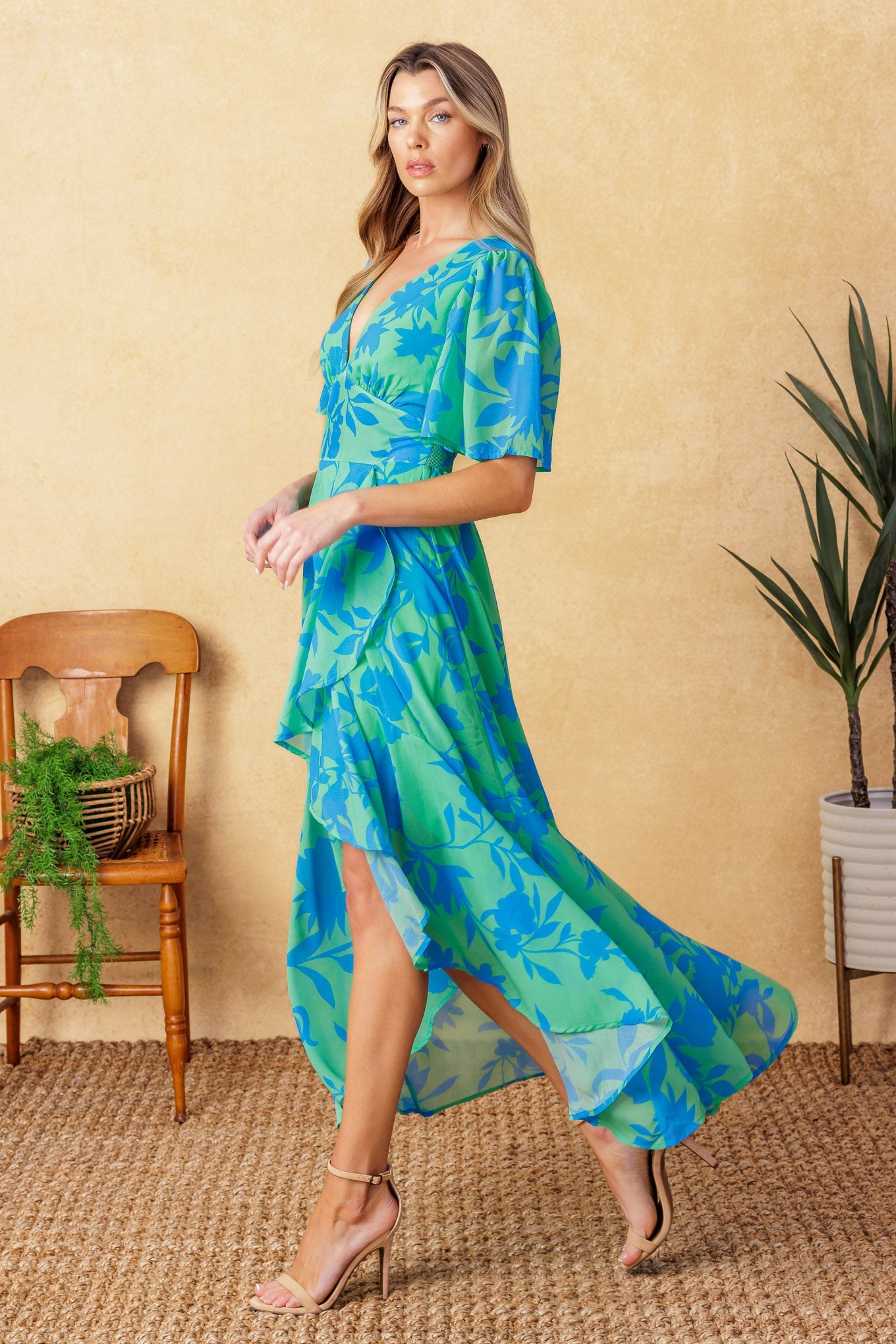 Forever Daydreaming Woven Midi Dress