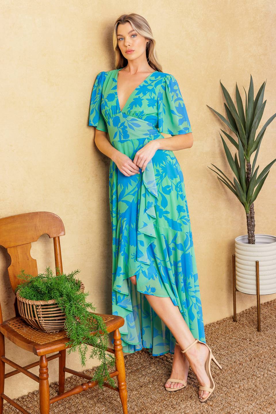 Forever Daydreaming Woven Midi Dress