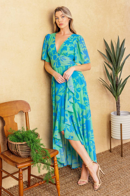 Forever Daydreaming Woven Midi Dress