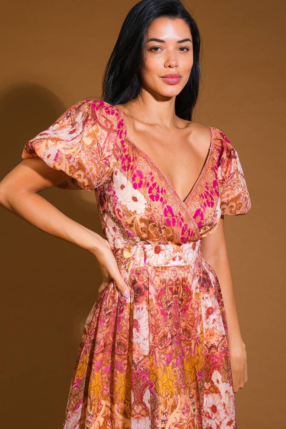 For Good Woven Midi Dress