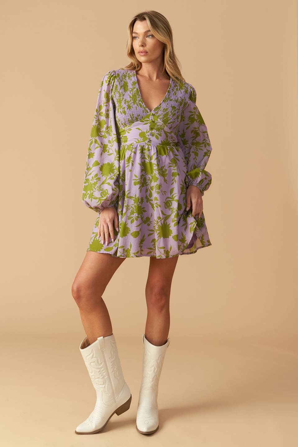 Wings of a Dream Woven Mini Dress