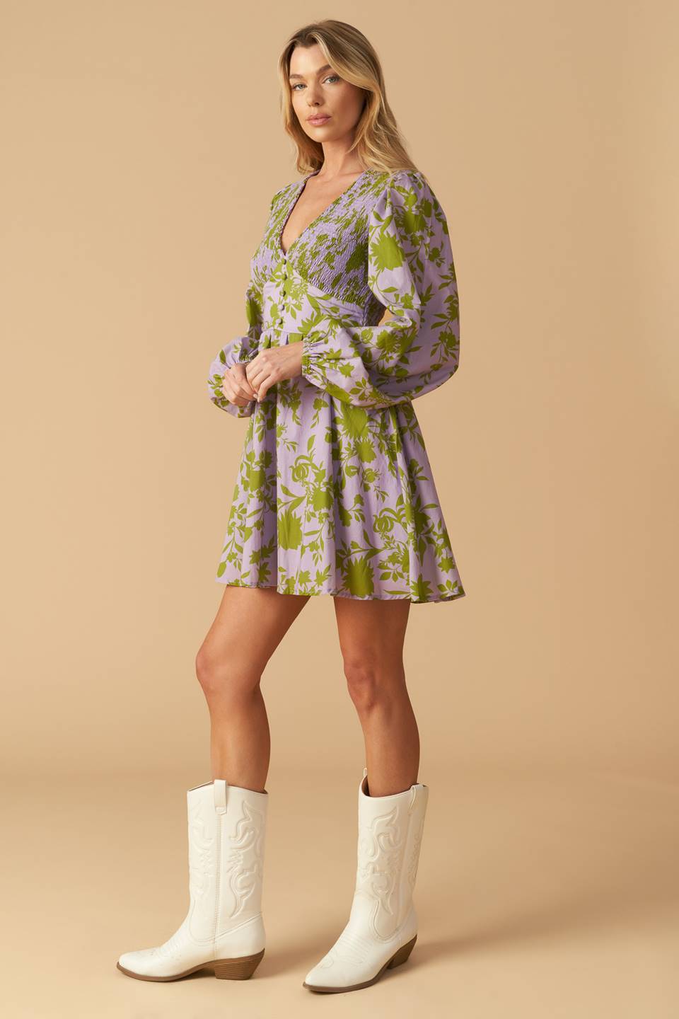 Wings of a Dream Woven Mini Dress