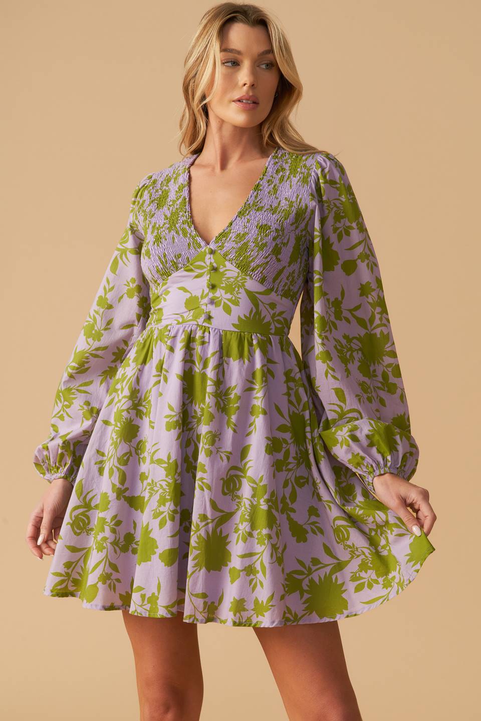 Wings of a Dream Woven Mini Dress