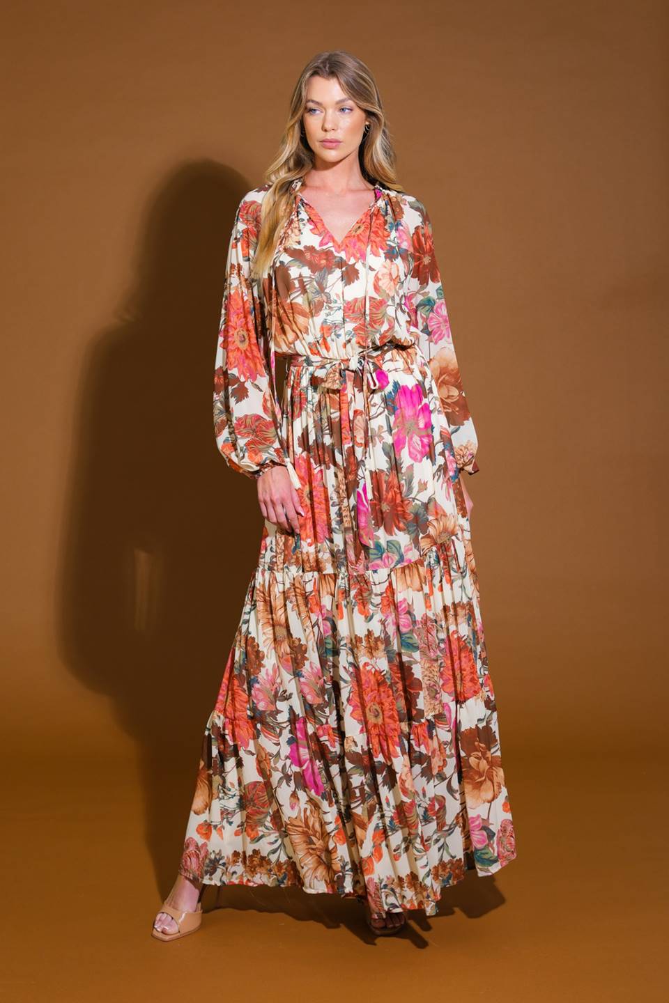 Livin' My Best Life Woven Maxi Dress