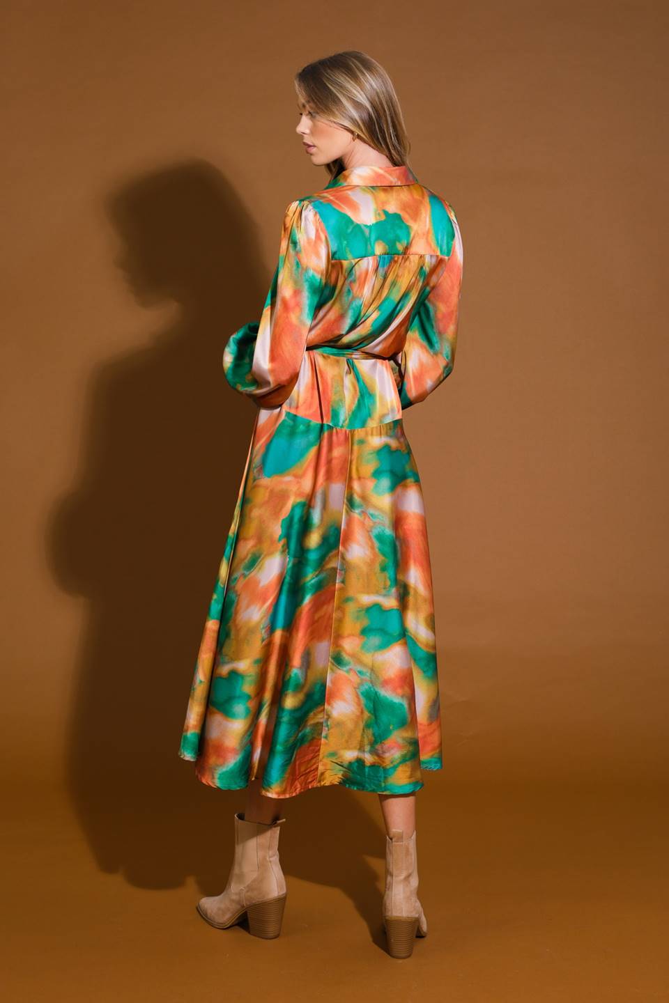 Wanna Be Loved Woven Midi Dress