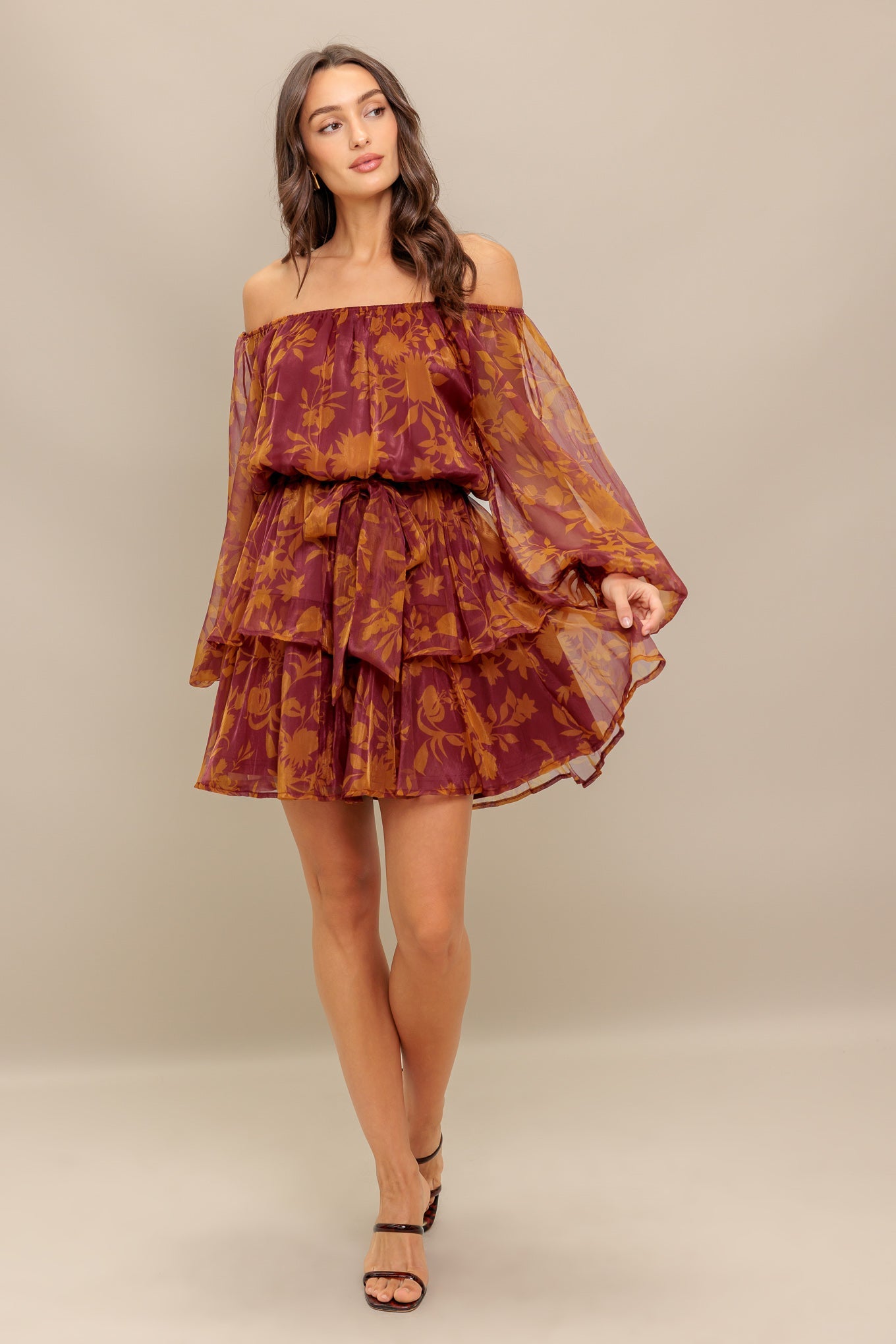 Petal Mist Mini Dress