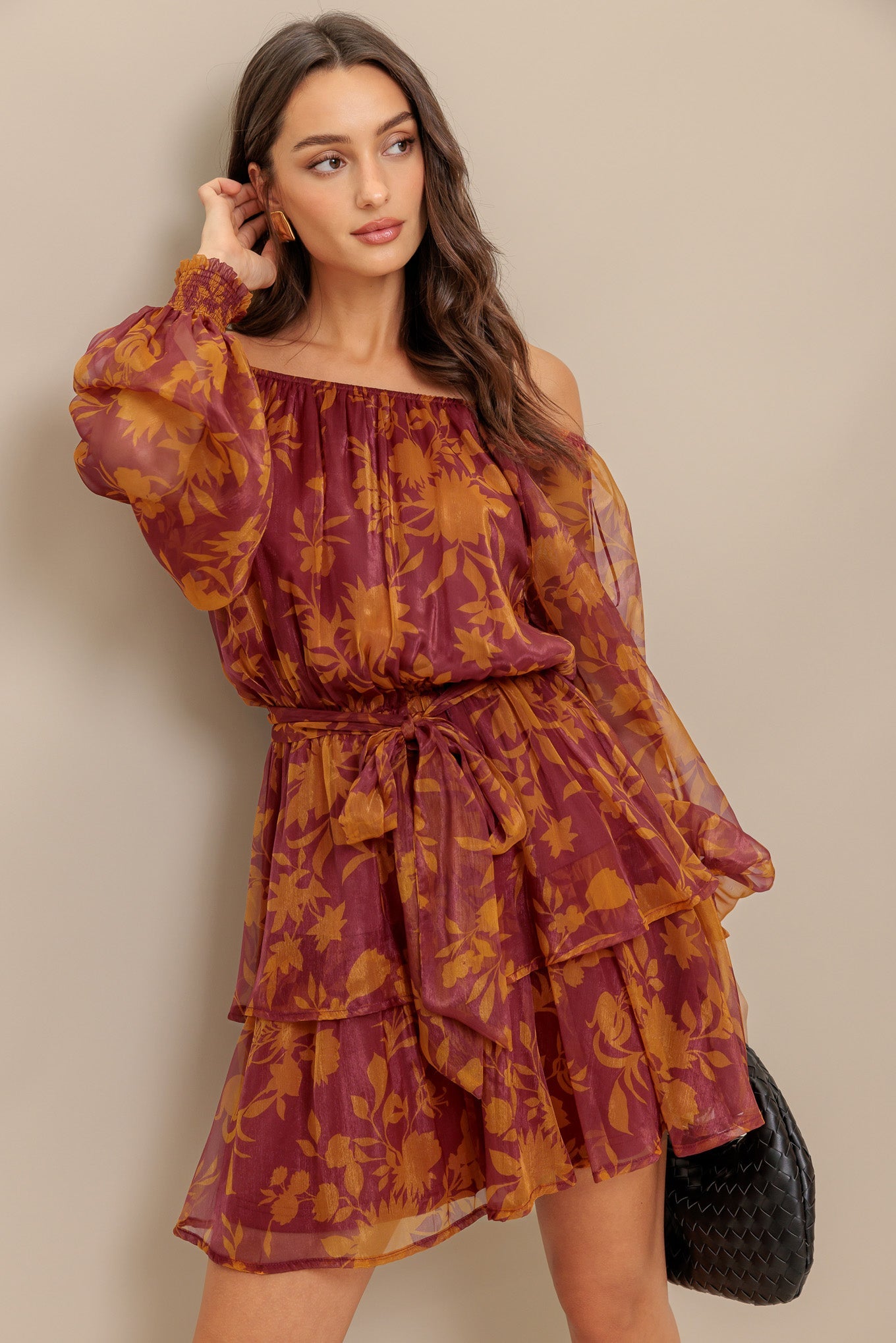 Petal Mist Mini Dress