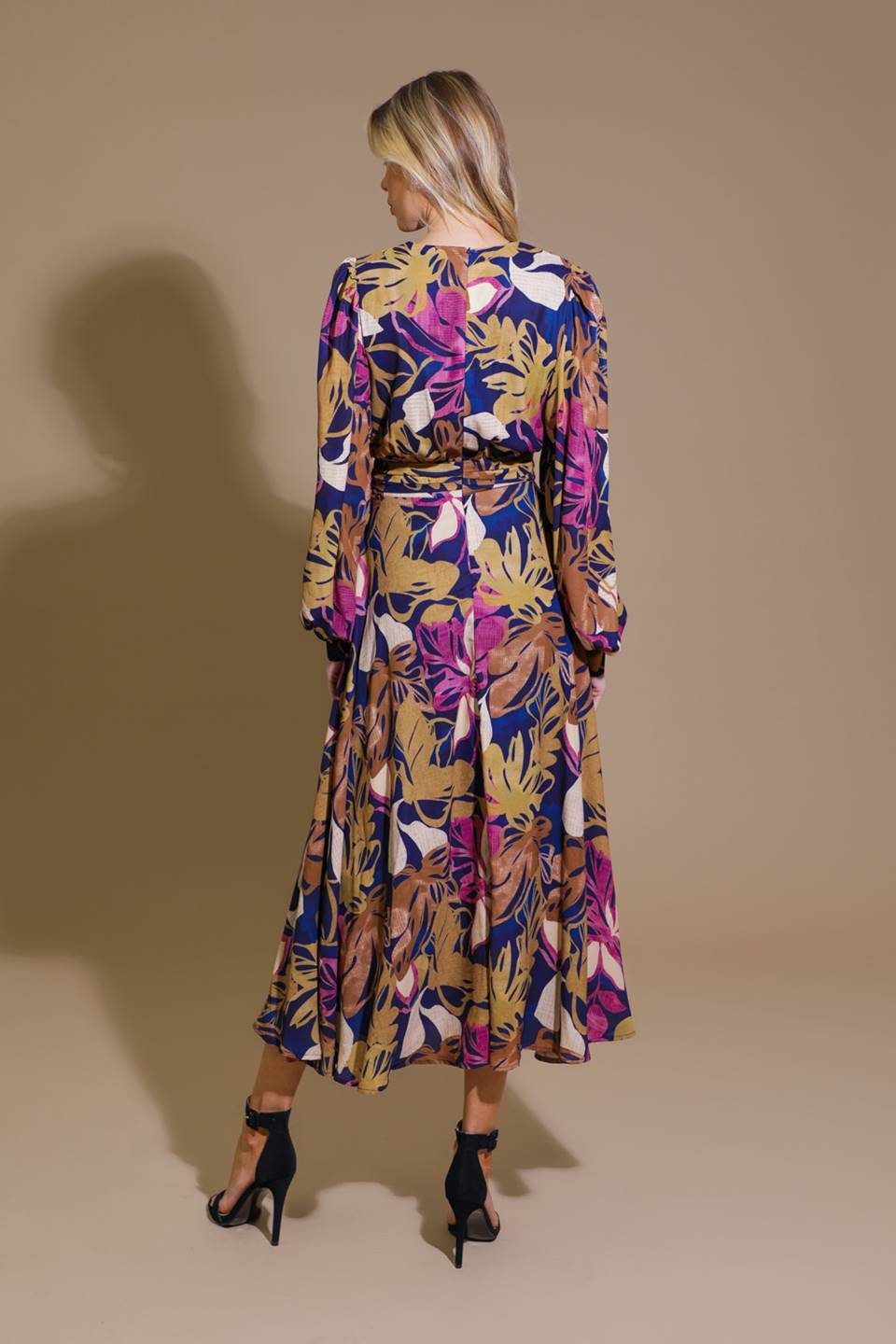 Lost in Your Eyes Woven Midi Dress