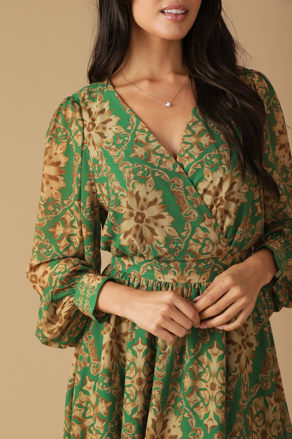 Got Me Wondering Woven Mini Dress