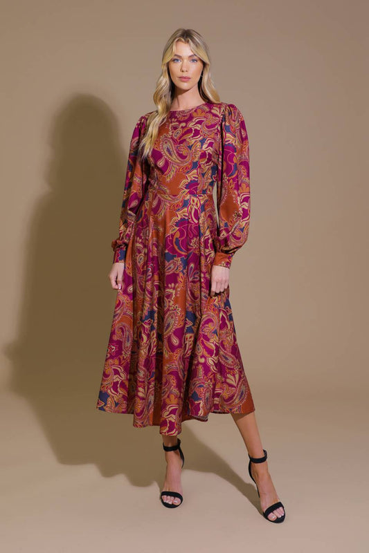 Forevermore Woven Midi Dress