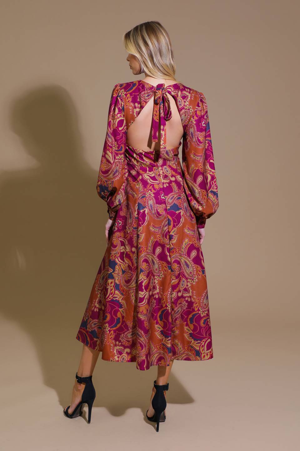 Forevermore Woven Midi Dress