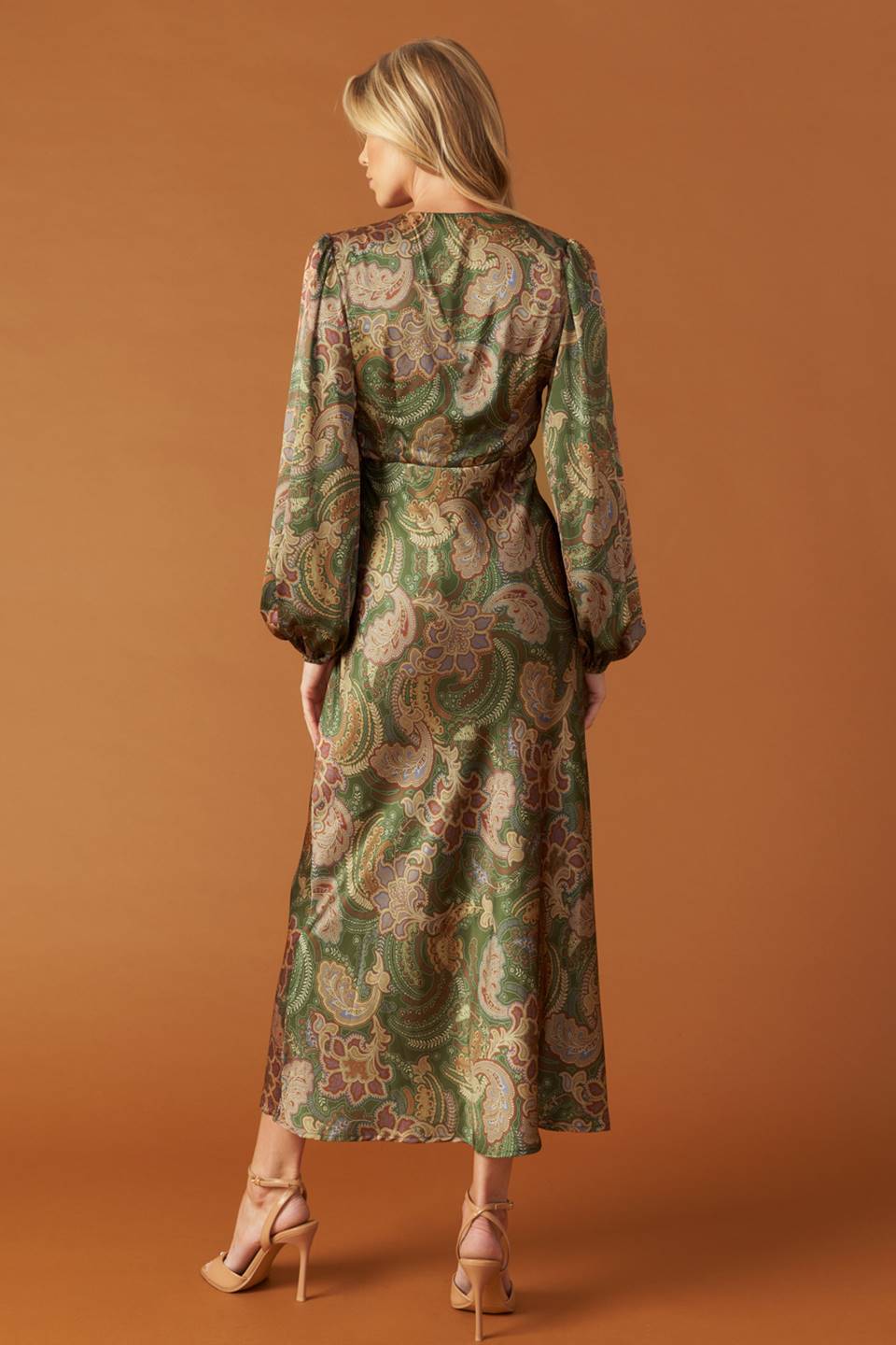 Stick Season Woven Midi Dress
