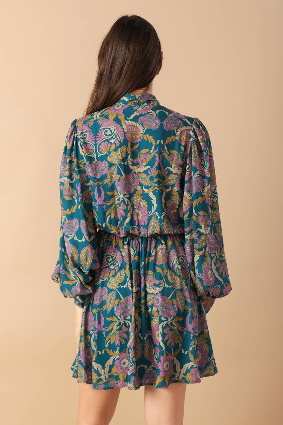 Much to Do Woven Mini Dress
