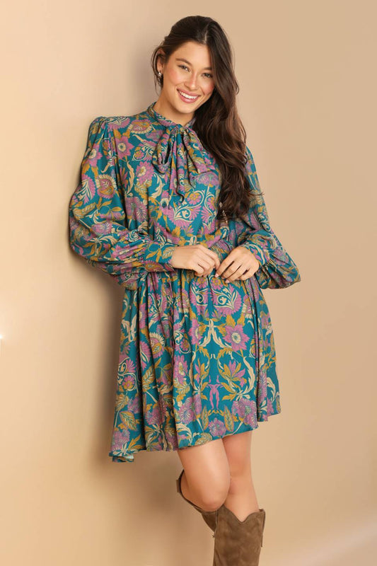 Much to Do Woven Mini Dress