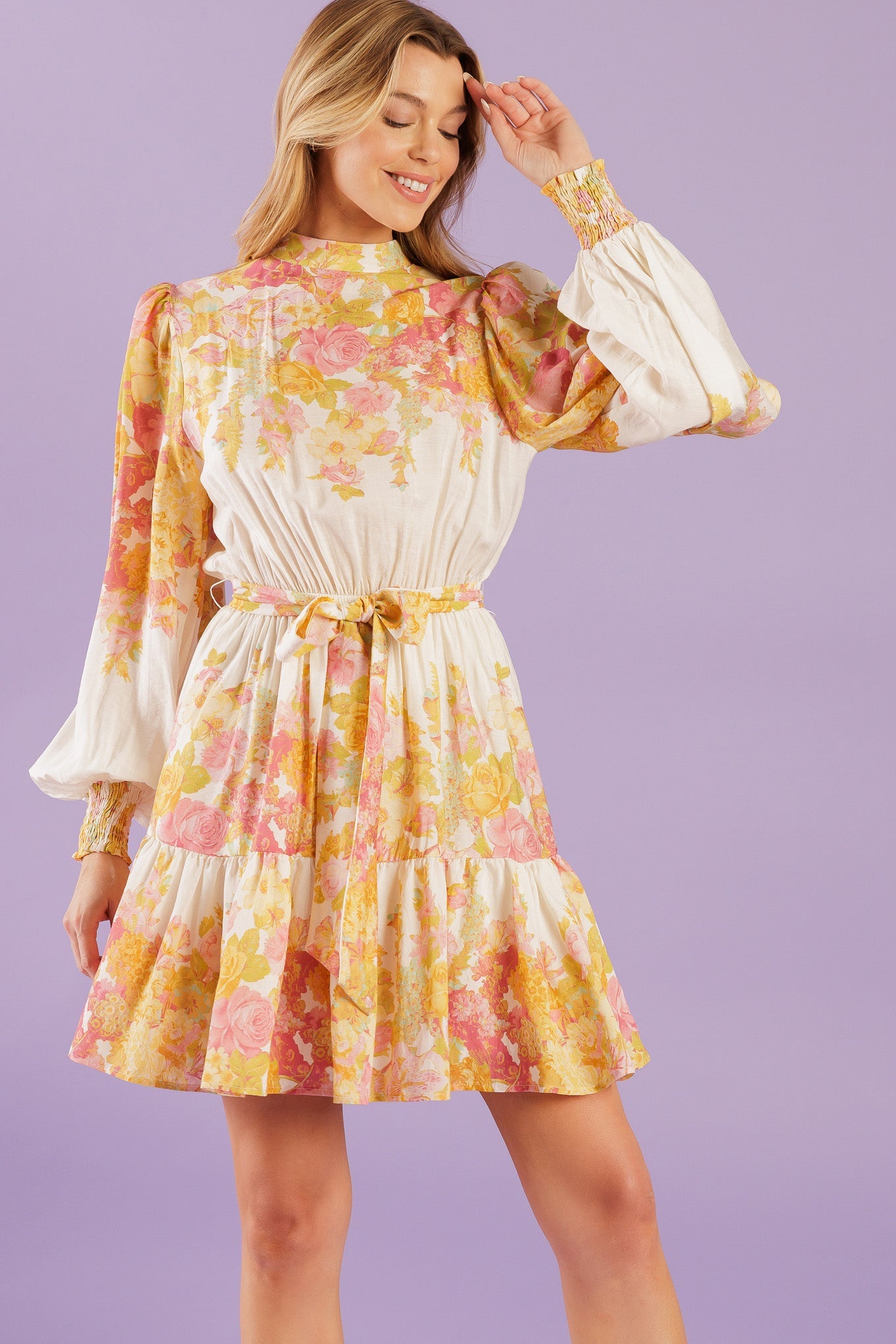 Go Get It Pink Woven Mini Dress