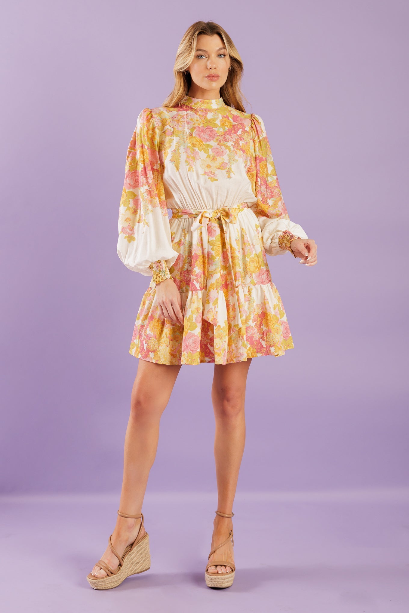 Go Get It Pink Woven Mini Dress