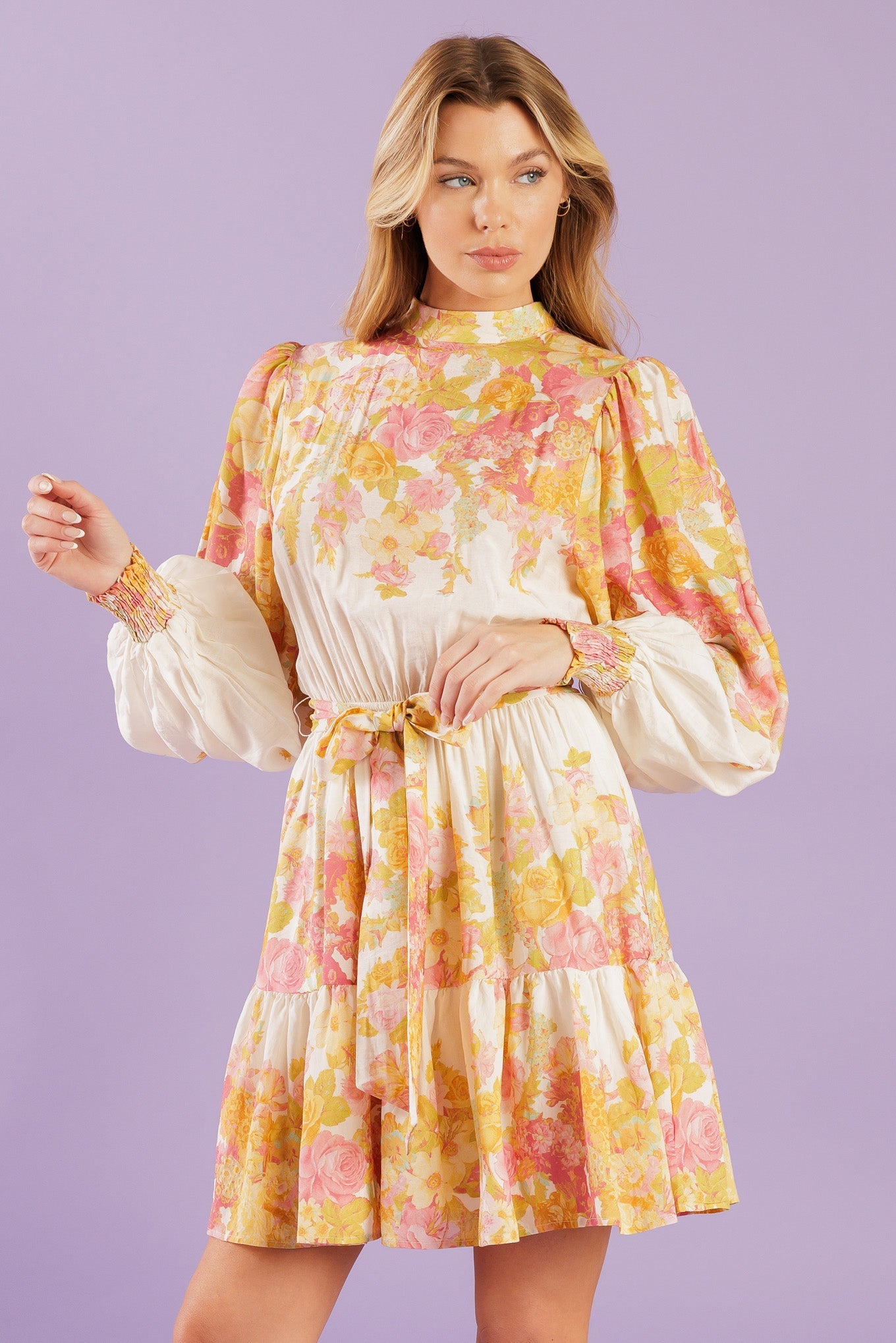 Go Get It Pink Woven Mini Dress