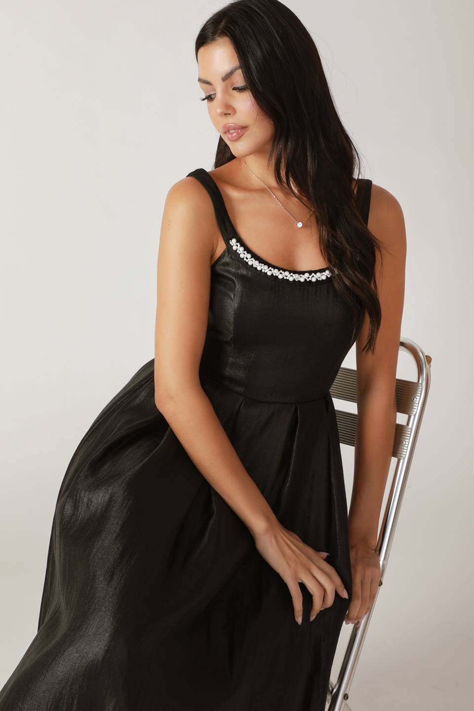 Fluttering Fields Woven Midi Dress