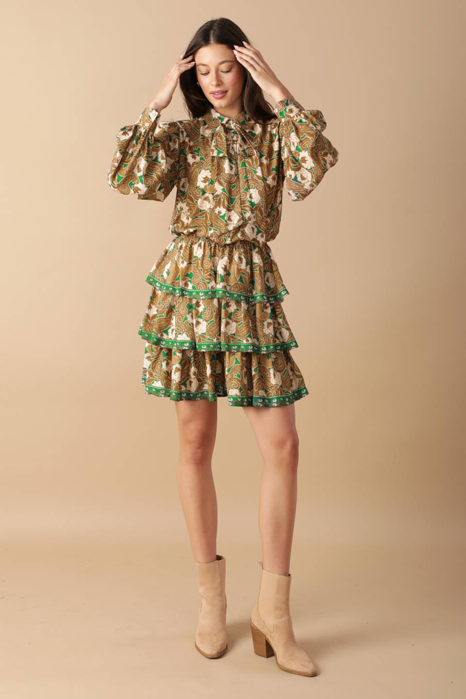 Open Path Mini Dress