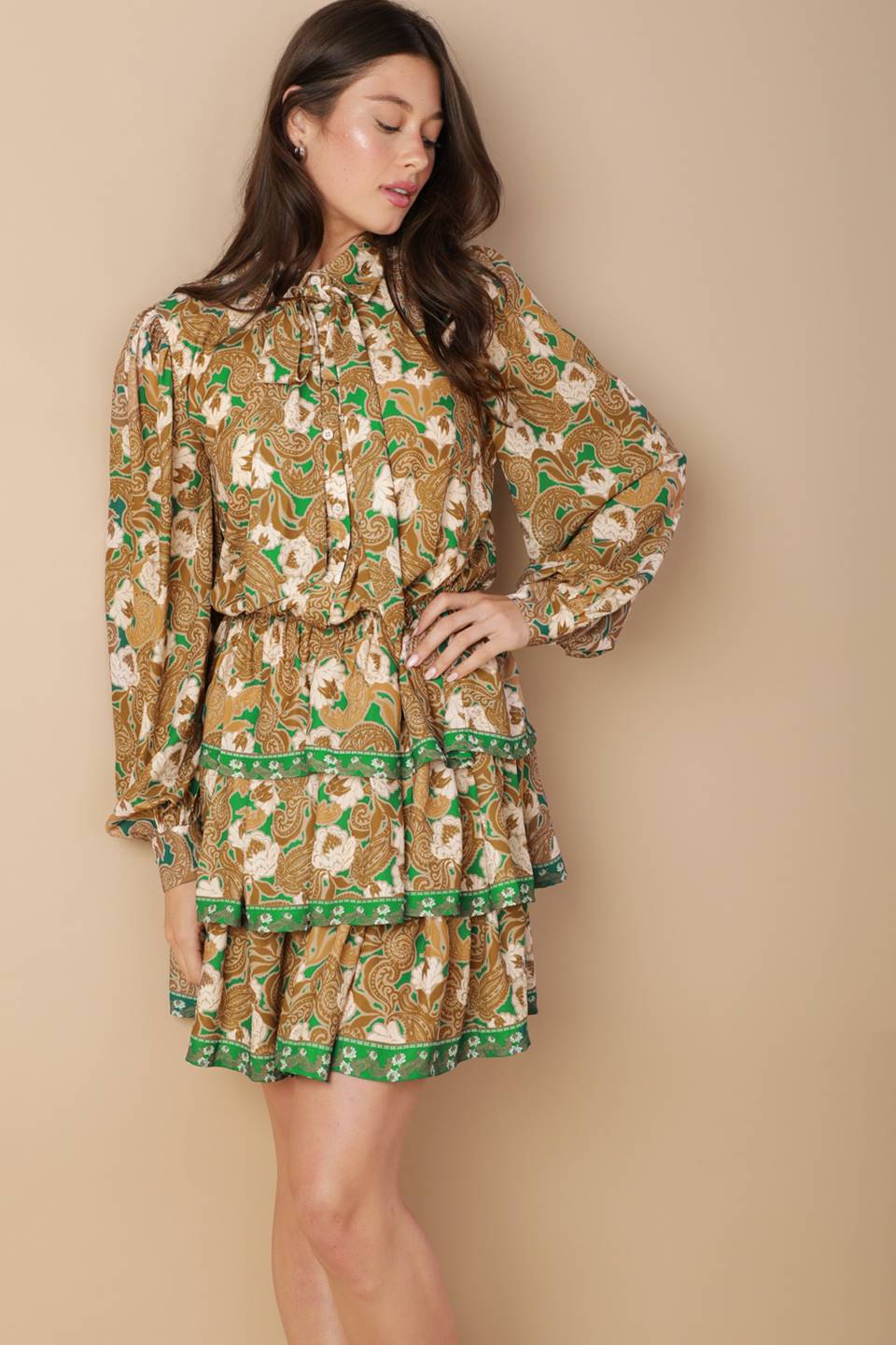 Open Path Mini Dress