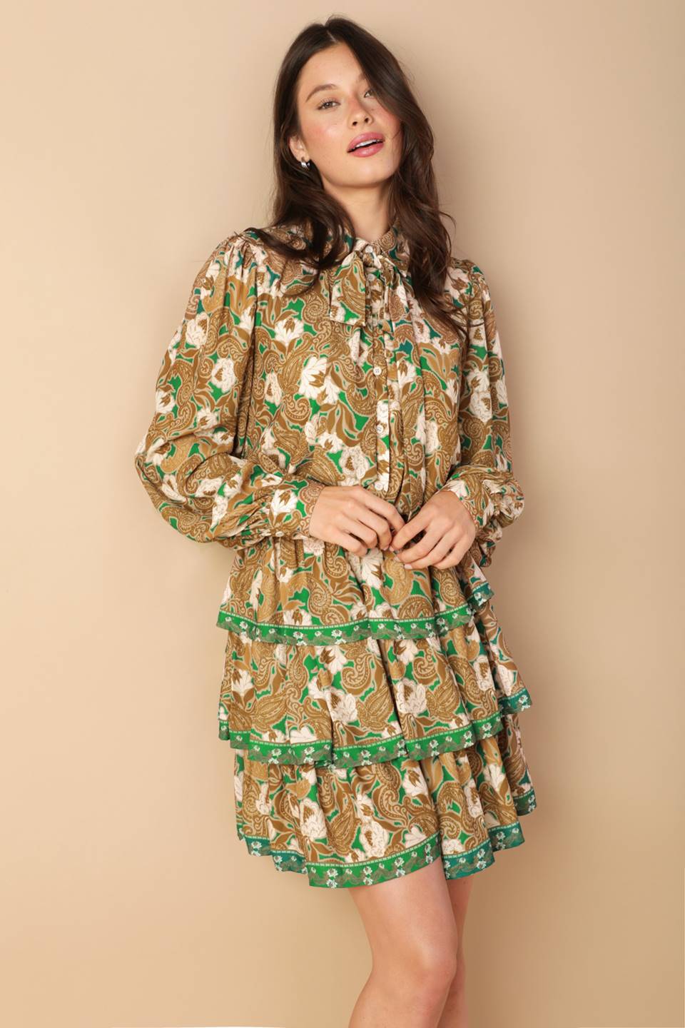 Open Path Mini Dress