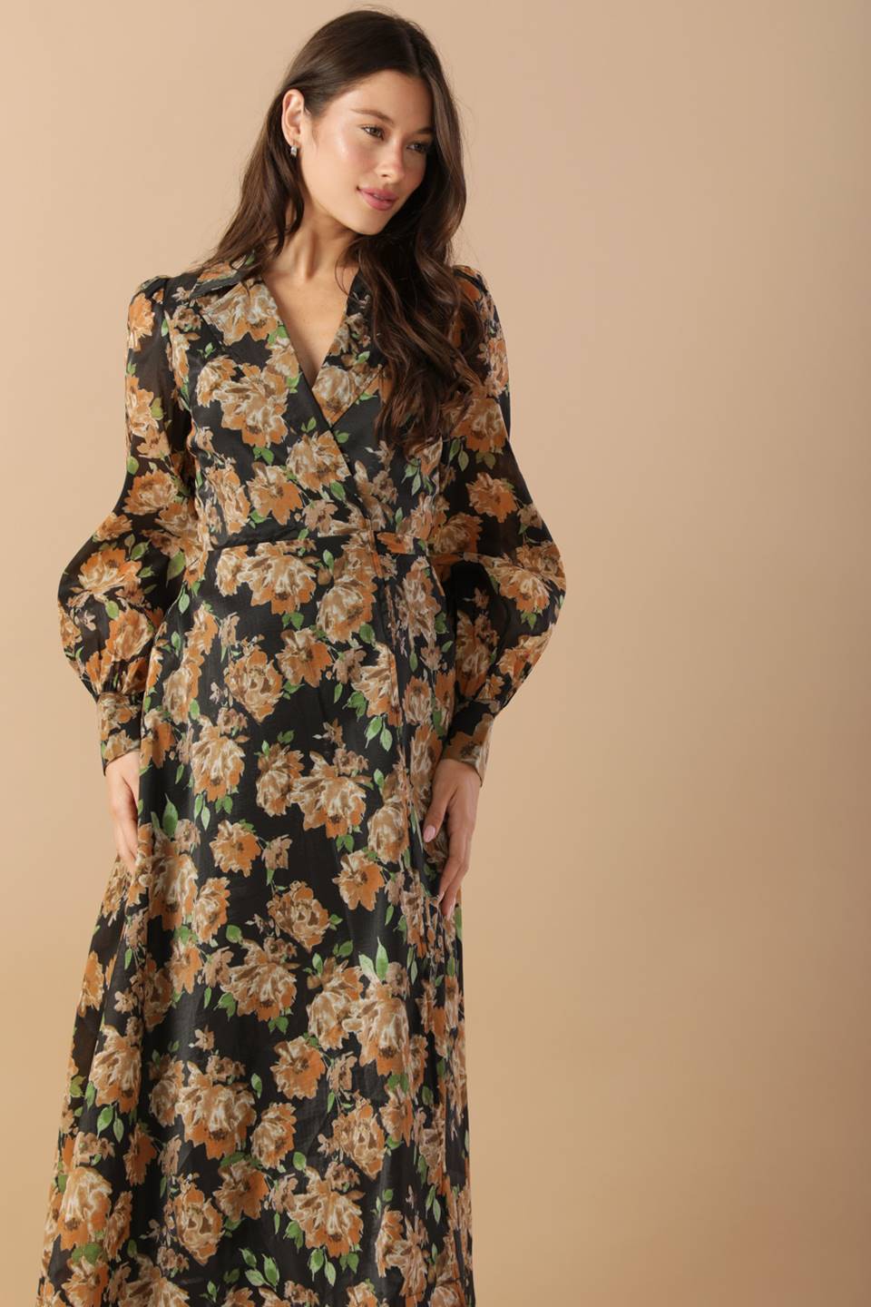 Time to Evolve Woven Midi Dress