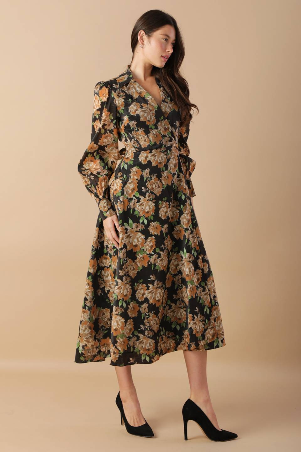 Time to Evolve Woven Midi Dress