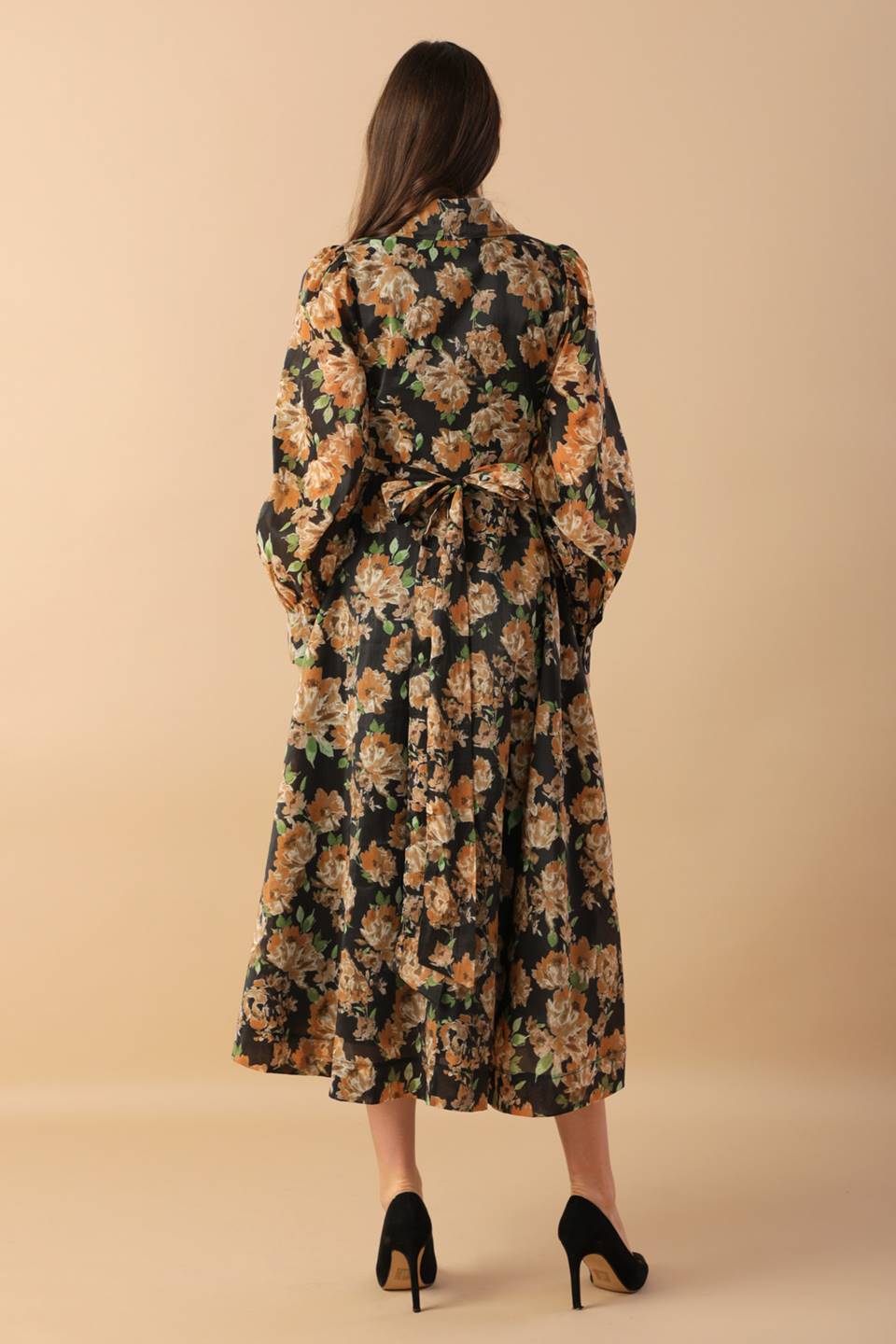 Time to Evolve Woven Midi Dress