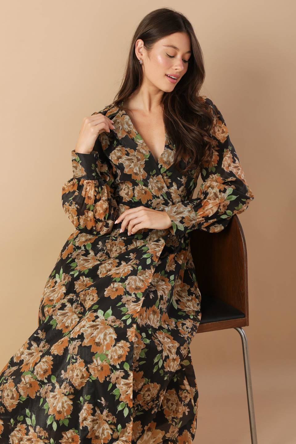 Time to Evolve Woven Midi Dress