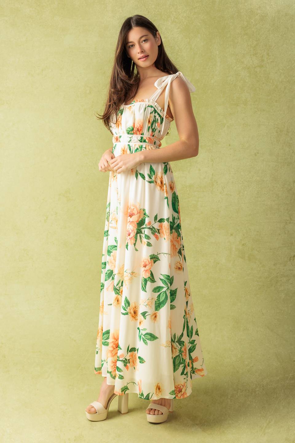 A Perfect Match Woven Maxi Dress