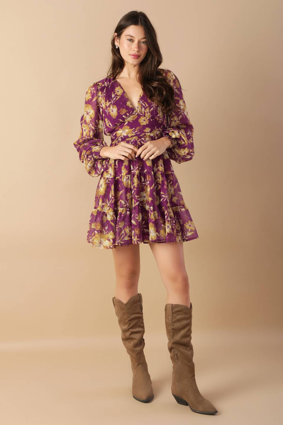 Effortless Selection Woven Mini Dress