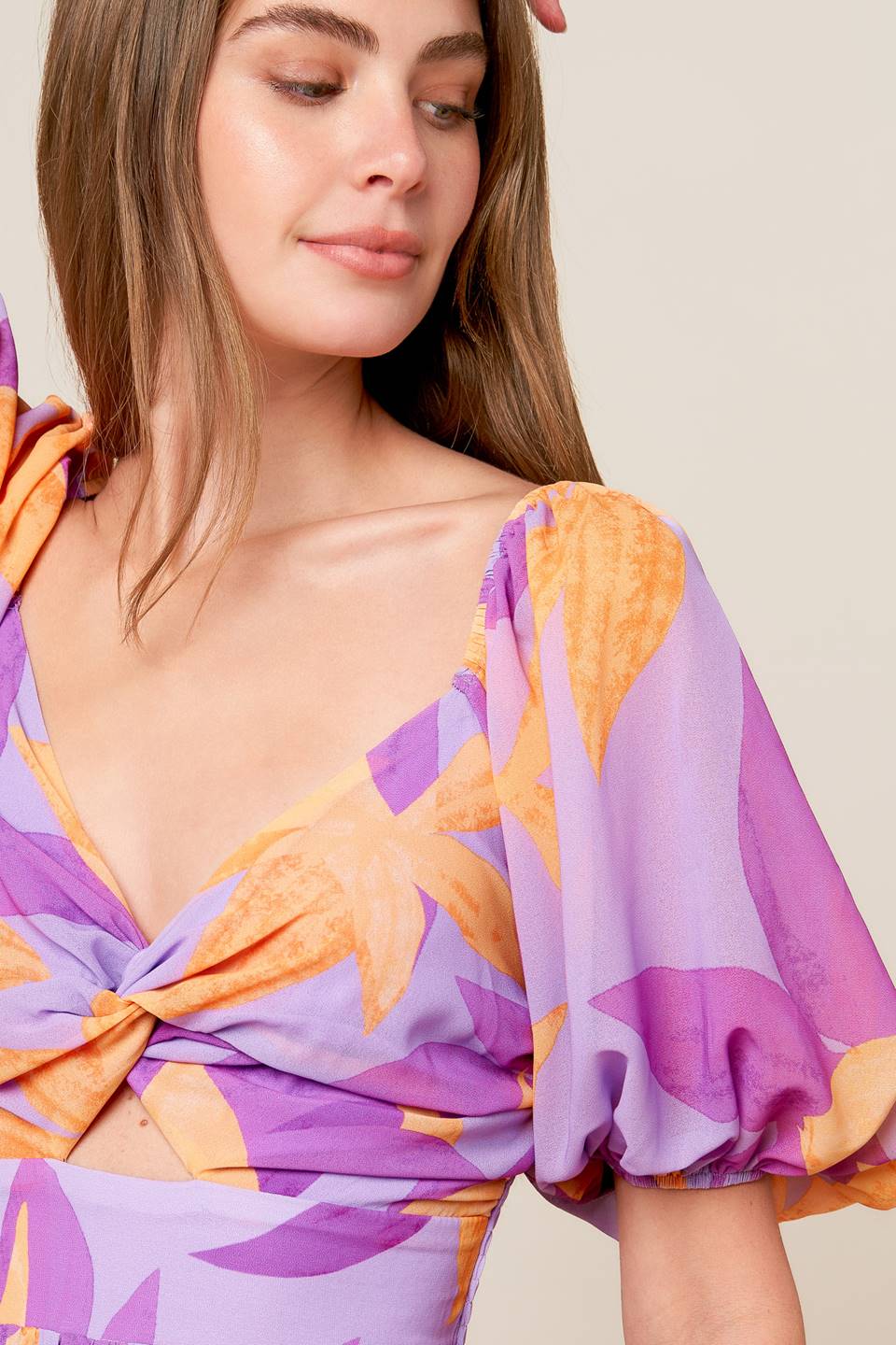 Blooming Brunch Woven Midi Dress